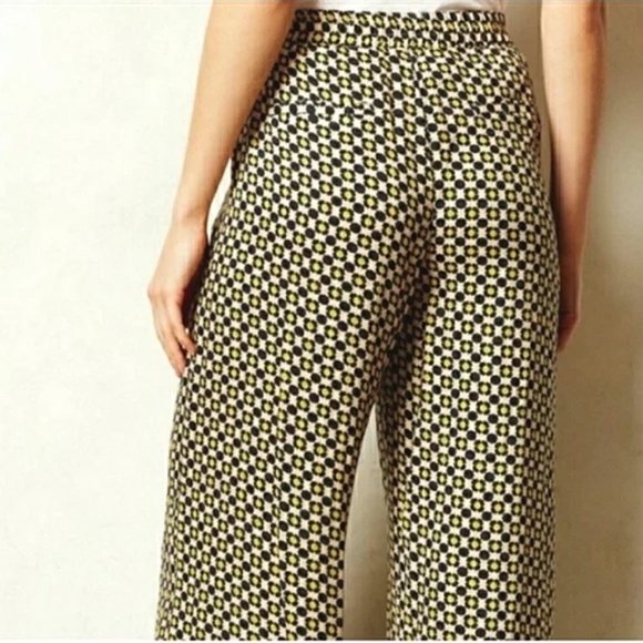 Harilyn by Anthropologie Wide Leg Geo Palazzo Print Pants Size XS - Picture 2 of 11